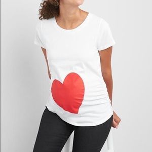 White Maternity T-shirt